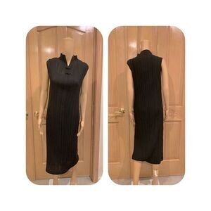 Bodes all pleated black evening dress Sz S/M